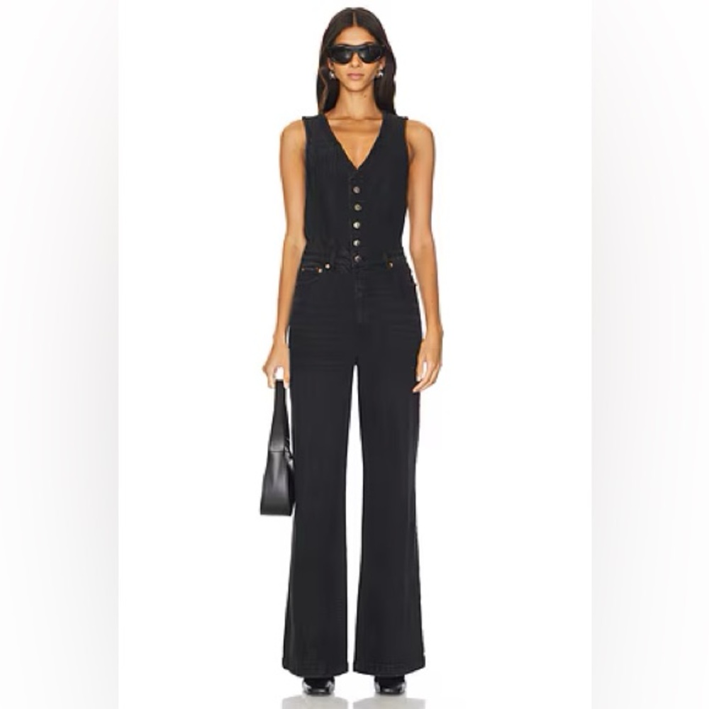 Pistola Aria Denim Jumpsuit in Mulholland